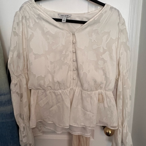 ELIZABETH AND JAMES Peplum Blouse - Picture 7 of 8